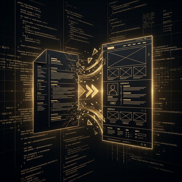 Resume-to-Portfolio Generator